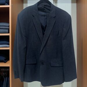 Banana Republic Navy Linen Blend Blazer Career Coastal Chic Men’s 44R